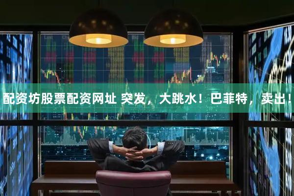 配资坊股票配资网址 突发，大跳水！巴菲特，卖出！
